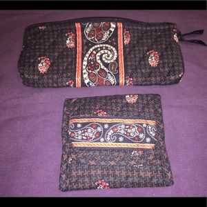 Vera Bradley’s Dark Houndstooth Paisley Bags, Brown, Black, Green